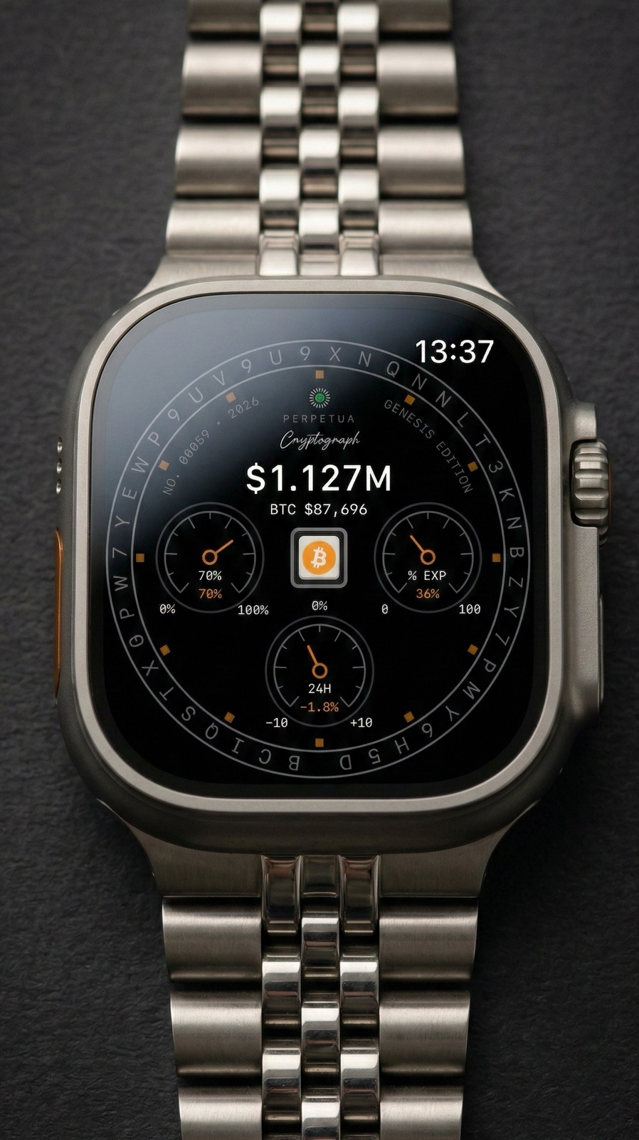 Cryptograph wallet on Apple Watch